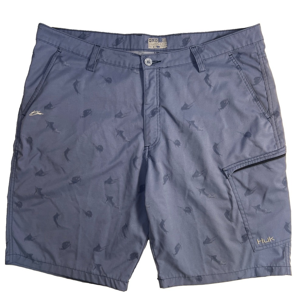 Huk Performance Shorts Mens Size 38 Fits (40) Marlin Fishing Stretch Quick Dry